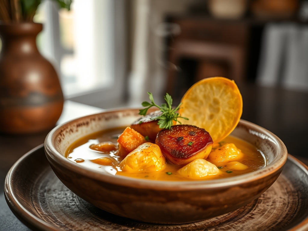 Caldo de mocotó de mestre