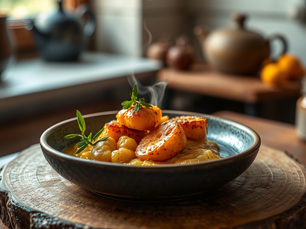 Chá de casca de laranja e cravo