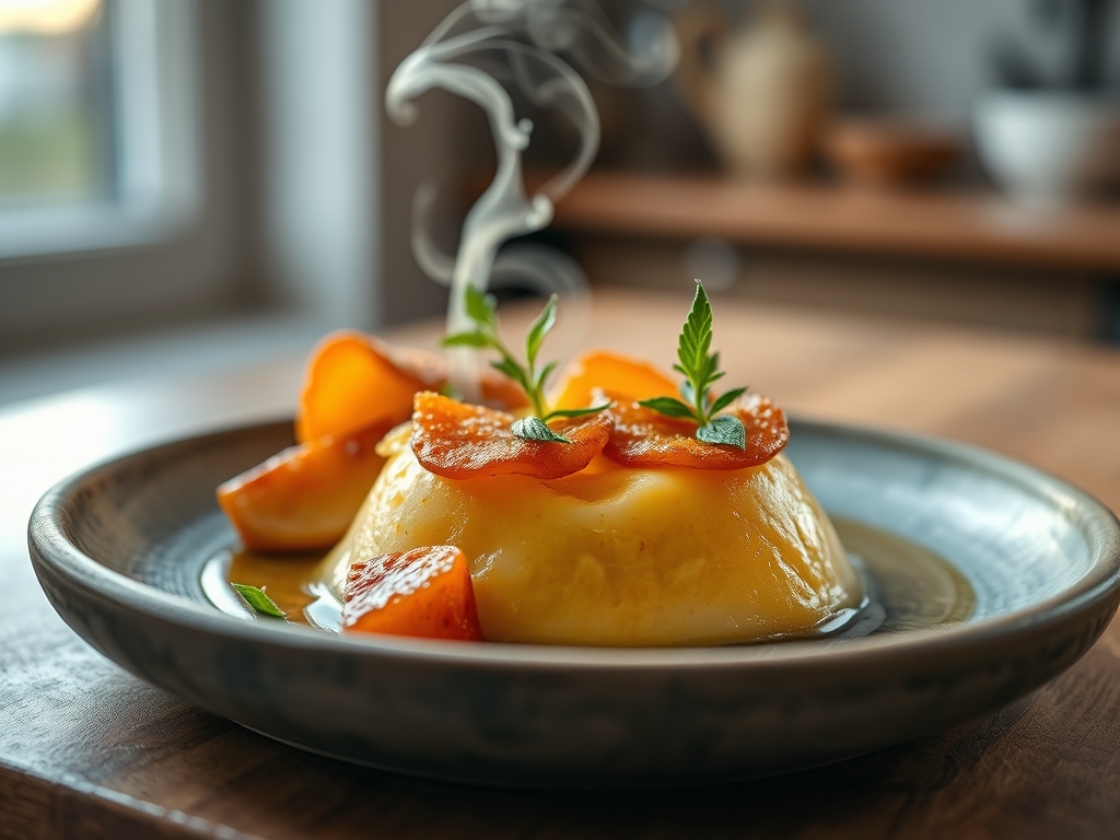 Creme de cogumelos e castanhas