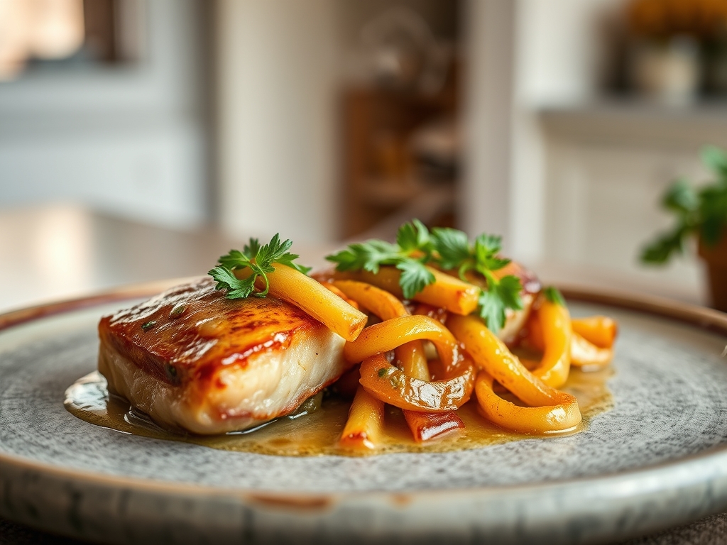 Hambúrguer com cebola caramelizada