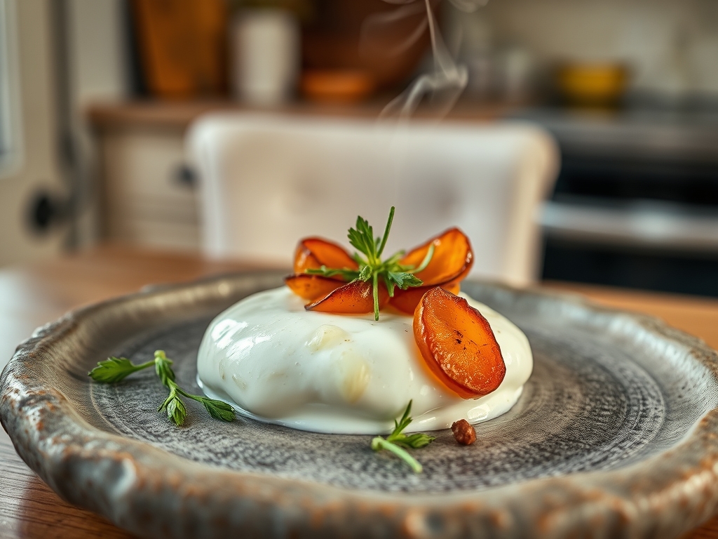 Iogurte com figos frescos