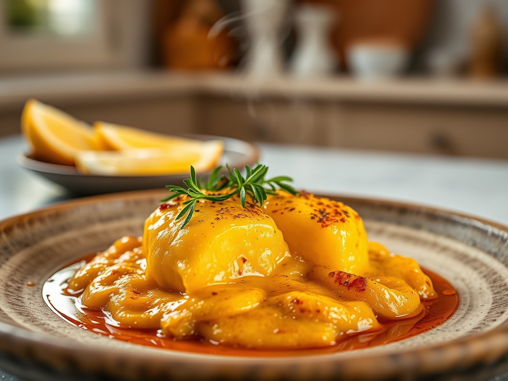 Molho holandês com limão siciliano