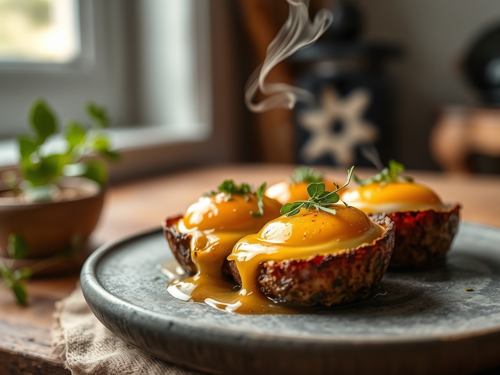 Ovos cozidos no vapor