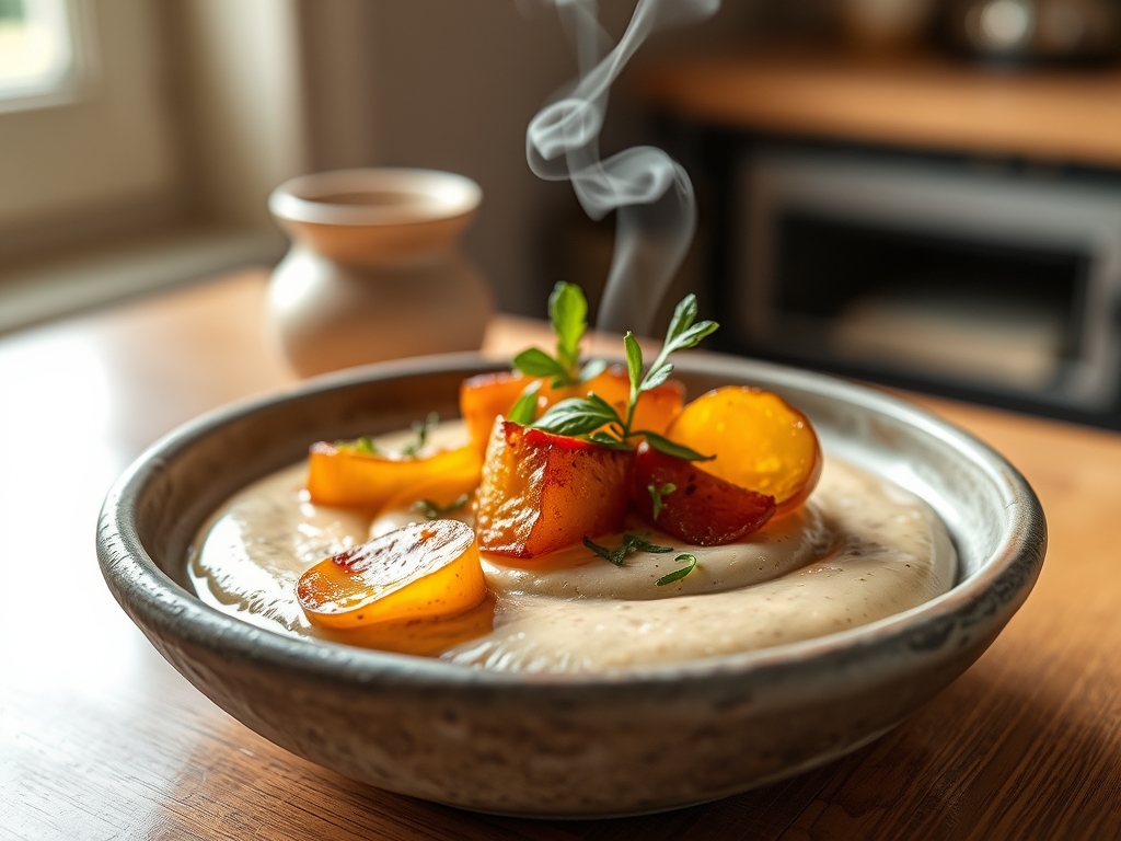 Smoothie de pera e baunilha