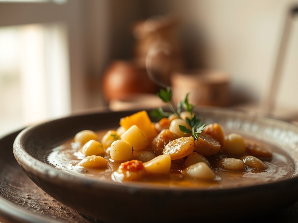 Sopa de feijão com macarrãozinho