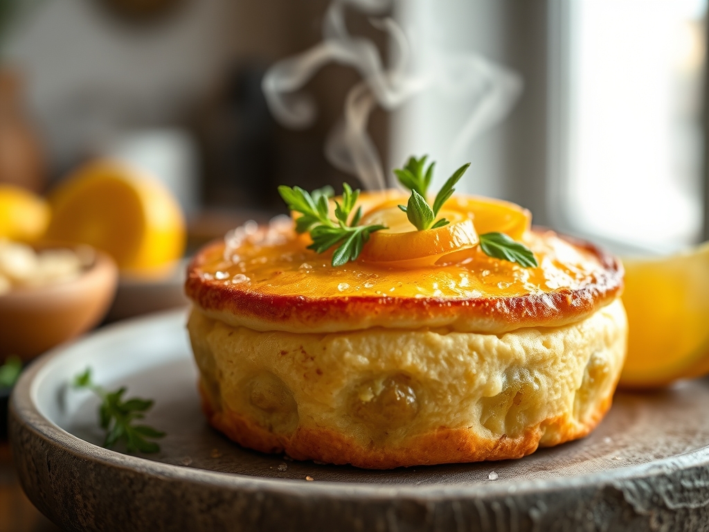 Torta de limão com merengue suíço
