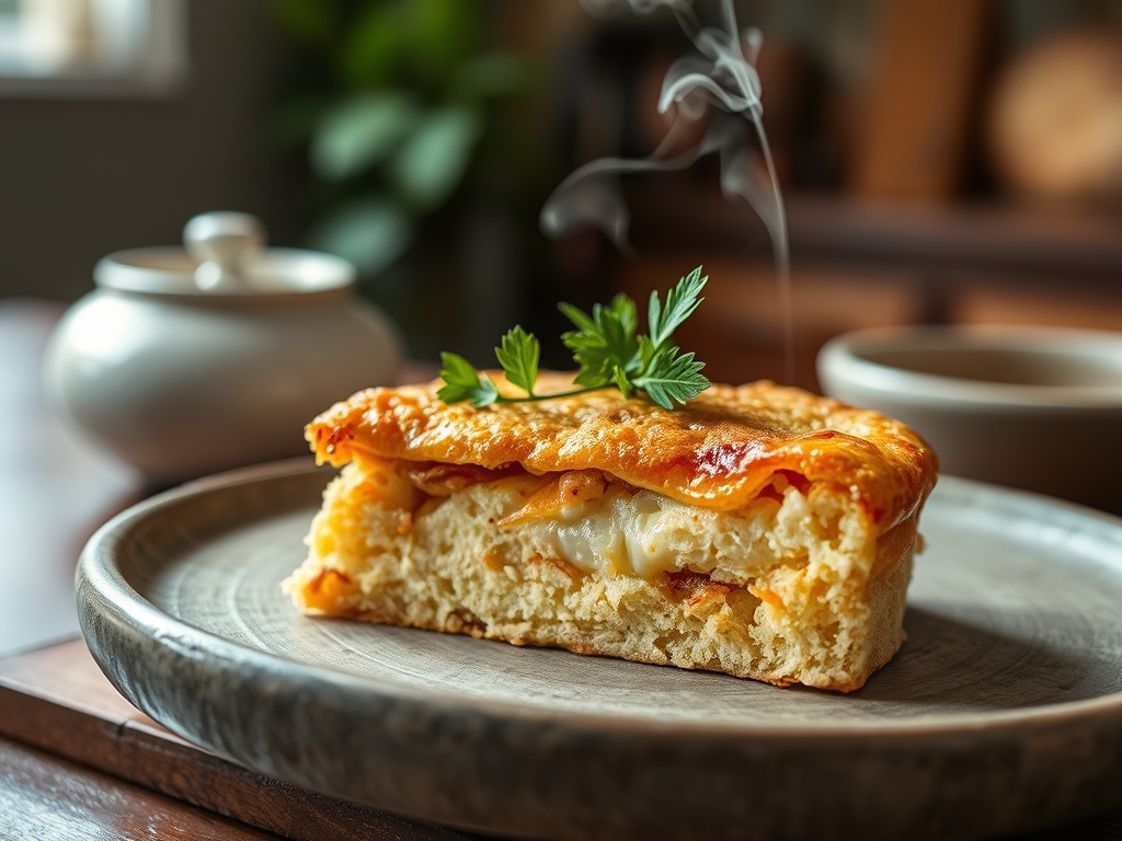 Torta de maçã rústica de inverno